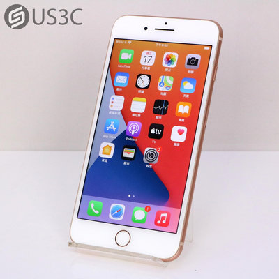 【US3C-高雄店】【一元起標】台灣公司貨 Apple iPhone 8 Plus 256G 金色 5.5吋 A11處理器 支援Touch ID 蘋果手機 空機