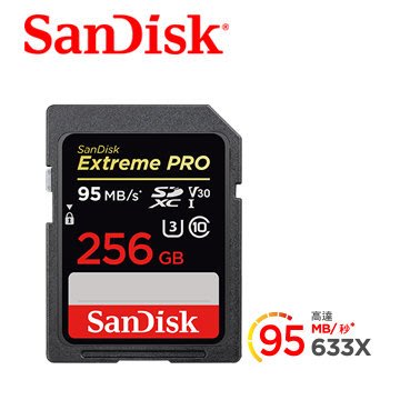 【捷修電腦。士林】SanDisk Extreme Pro SDXC UHS-I(V30) 256GB 記憶 $ 5680