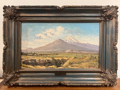 【一点會＼二五上新】Miguel Oropeza 山景油畫 藝術 畫廊 藝廊 古物 收藏 掛框
