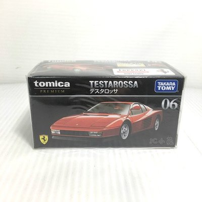 【3C小苑】TM10893 麗嬰 日本 TOMICA 多美小汽車 黑盒 PRM06 法拉利 Testarossa 玩具