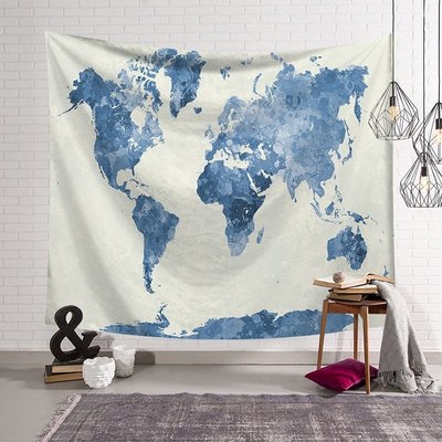 【M WareHouse】世界地圖掛布 掛毯 。B080505