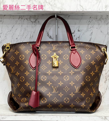 Louis Vuitton Monogram 帆布 酒紅 手提包 肩背包