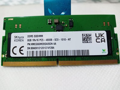 (限時特價)SK hynix海力士8G DDR5 4800筆記型記憶體