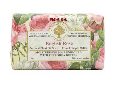 岡山戀香水~澳洲 W&L植物精油香皂-英國玫瑰 200g~優惠價:149元