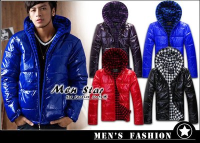 【Men Star】免運費 韓版超亮色鋪棉外套 / 防風外套 羽絨外套 男 女 媲美 STAGE LATIV KAPPA