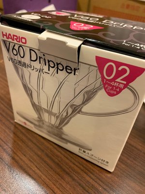 Hario V60 樹脂濾杯02 透明 日本HARIO原裝進口(公司貨)濾杯