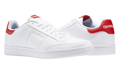 全新 REEBOK ROYAL SMASH 運動休閒鞋 (白紅) 小白鞋  US10.5  EUR44