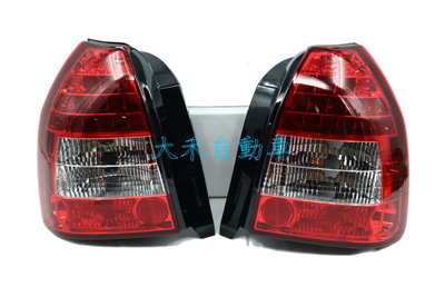 大禾自動車 LED 晶鑽紅白 尾燈組 適用 HONDA CIVIC K8 96-00 3門