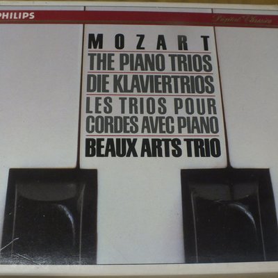 Philips-Beaux Arts Trio-Mozart Piano Trios-德版,三片裝,全銀圈,無