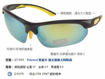 偏光太陽眼鏡 品牌 Polarized眼鏡 寶麗來偏光眼鏡 運動太陽眼鏡 運動眼鏡 防眩光眼鏡 開車眼鏡 騎士眼鏡