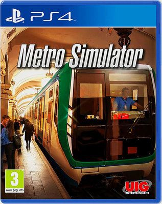 全新未拆 PS4 模擬地鐵 模擬捷運 英文版 Metro Simulator 模擬電車 地鐵模擬器