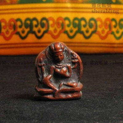 (RELI-G_103)西藏傳統風格泥擦 藏密藏傳佛教 卓江 綠度母 小擦擦佛像