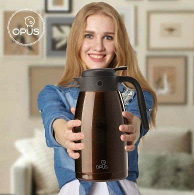 OPUS家用暖壺保溫壺 大容量2L 不銹鋼暖瓶 保溫水瓶 熱水瓶暖水壺保溫 咖啡壺 象印.