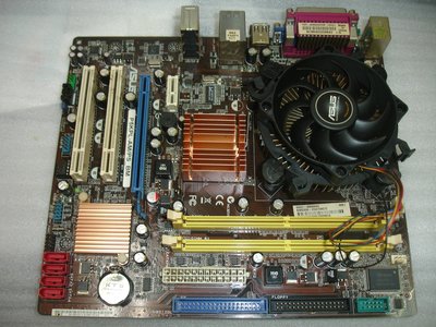 ASUS P5KPL-AM/PS_BM主機板 + Intel Core 2 四核心Q9400 2.66G含原廠風扇