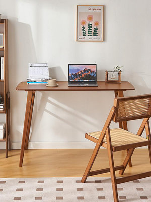 書桌家用電腦桌客廳書法桌臥室書房小型辦公桌學習桌子寫字桌 自行安裝