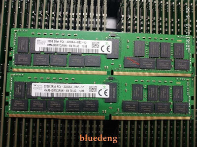 SK海力士32G 2RX4 PC4-3200AA ECC REG伺服器記憶體32GB DDR4 RDIMM