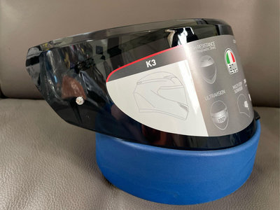 阿群部品 義大利 AGV K3 電鍍片 電鍍藍 深墨片 配件 2023年最新款 GT-6 鏡片 台中安全帽 台中AGV 安全帽