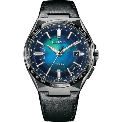 「官方授權」CITIZEN 星辰 千彩之海 限量 時尚鈦金屬光動能電波萬年曆手錶 CB0215-18L