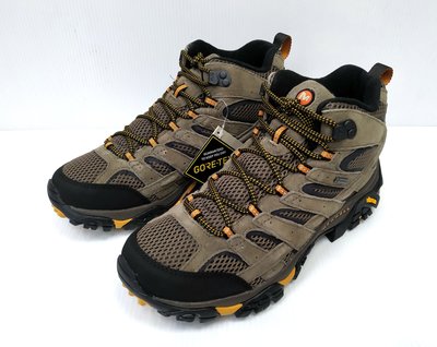 【斯伯特】Merrell  Moab 2 Leather GTX 男鞋 登山 越野 黃金大底 防水 灰棕ML18421
