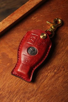 【波賽頓精品手工皮件】BenZ S系列 賓士 汽車鑰匙包 皮套 手工 訂做 訂製 客製化 生日禮物 父親節禮物