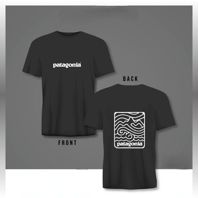 現貨-Patagonia 品牌T恤印花街頭男士襯衫女式T恤100%純棉簡約