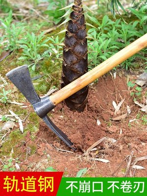 農用工具挖筍專用鋤頭挖竹筍神器鎬斧兩用鋤家用挖土種菜種地農具-雅怡尚品