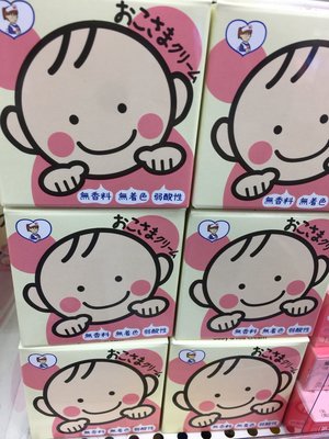 嬰兒溫和保濕乳霜 無香料 弱酸性 30g 日本製