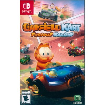 【一起玩】NS SWITCH 加菲貓卡丁車：瘋狂競速 英文美版 Garfield Kart: Furious Race