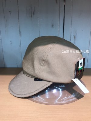 Co媽日本精品代購 日本製 DAKS 帽 抗UV 內帽緣經典格紋帽 報童帽 卡其色 預購