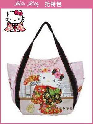 [橫濱和風屋] 日本限定版 Hello Kitty 凱蒂貓 托特包  側背包 手提袋 櫻花粉