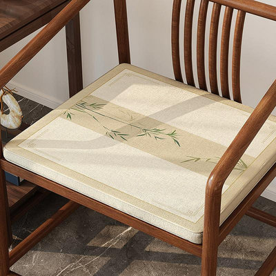 新中式紅木沙發坐墊實木家具茶桌茶椅子太師圈椅座墊子防滑可拆洗