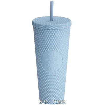 【現貨】㊣ Starbucks 星巴克 2021～24OZBlingBLUTOGO冷水杯 Bling藍 刺刺杯 榴槤杯