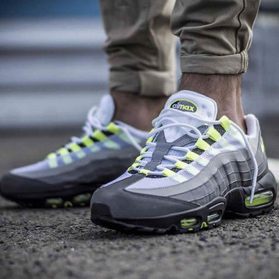 【ST潮鞋館】Nike Air Max 95 Og “Neon” 螢光黃  大氣墊 運動鞋 免運