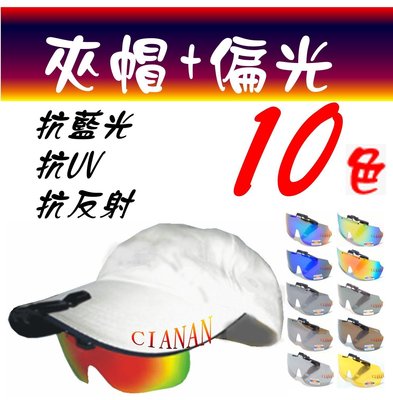 夾帽式 ! 眼鏡族可用 ! 防藍光 ! 運動夾鏡 ! Polaroid 寶麗來偏光太陽眼鏡+UV400 HSRY b