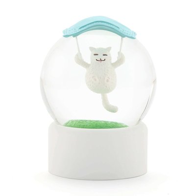 讚爾藝術 JARLL~罩樣翱翔－口罩貓 水晶球擺飾(AO20075) 2020台灣設計展限定款 (現貨+預購)