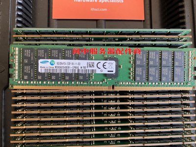 三星 16G 2RX4 DDR4 2133 16GB REG伺服器記憶體M393A2G40EB1-CPB0Q