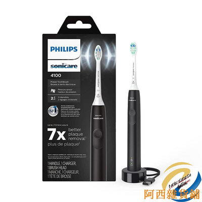 阿西雜貨鋪Philips 飛利浦 Sonicare 4100 電動牙刷,附壓力感測器 HX3681