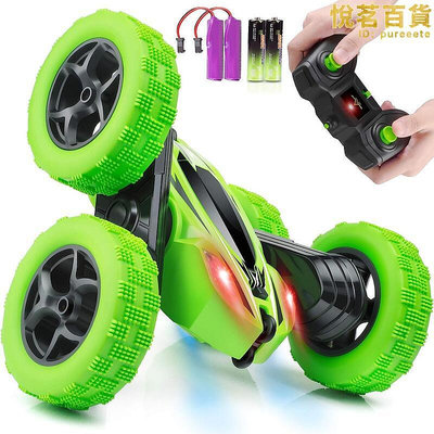 特技車翻鬥扭轉雙面車兒童玩具rc stunt car