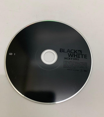 「大發倉儲」二手 CD 早期 絕版 裸片【張學友BLACK &amp; WHITE】正版光碟 音樂專輯 影音唱片 中古碟片 請先詢問 自售