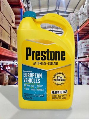 『油工廠』Prestone 美國原裝 水箱精 50/50 預混水箱精 藍色 歐系車用 BMW 雙B AF6100