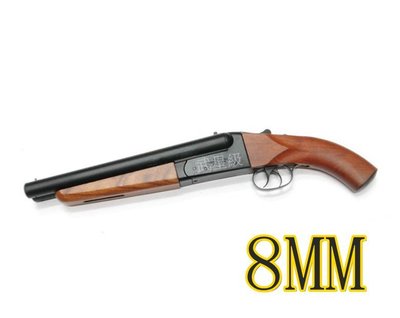台南 武星級 FS MAD MAX 8mm雙管散彈槍瓦斯槍 (BB槍CO2槍模型槍電動槍狙擊槍華山散彈槍
