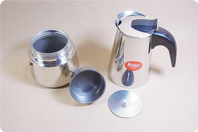 現貨 :意大利不銹鋼摩卡壺加厚咖啡壺意式 可使用電磁爐 送濾紙