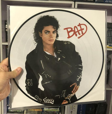易匯空間 黑膠 邁克爾杰克遜 Michael Jackson BAD LP 畫膠838