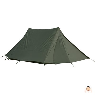 非現貨【KOJIMA嚴選】日本 tent-Mark Two-peak cabin 軍綠色 帳篷 天幕 露營用具 戶外用品