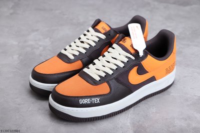 NIKE Air Force 1'07 "GORE-TEX" 機能風 黑橙 滑板鞋 DO2760-220 男女鞋