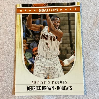 2011-12 NBA Hoops Artist’s Proof #162 - Derrick Brown