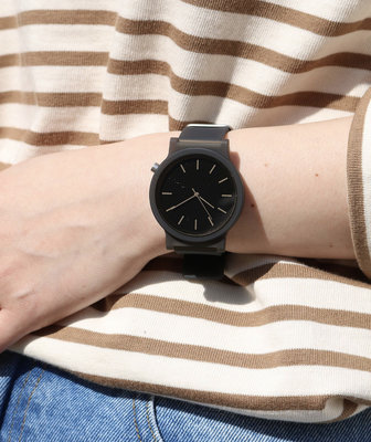 Komono 透視炫彩系列手錶－黑色 手表 半透明矽膠錶帶 生活防水 比利時設計品牌 The Mono 日本石英機芯