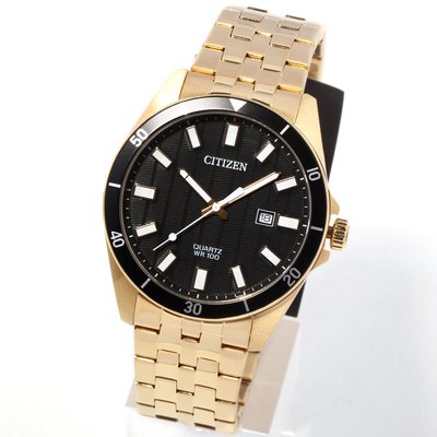 CITIZEN BI5052-59E 星辰錶 手錶 42mm 大三針 金色金錶 男錶女錶