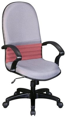 大台南冠均二手貨---全新 辦公椅(灰+紅布面) 電腦椅 洽談椅 昇降椅 升降椅*OA辦公桌/活動櫃 B422-08