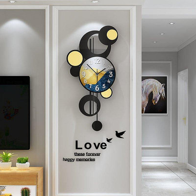 輕奢鐘錶 掛鐘 客廳現代簡約創意時鐘 個性創意時尚掛鐘 超靜音掛鐘 家用藝術裝飾表 個性時尚極簡藝術掛鐘 裝飾掛牆掛錶-